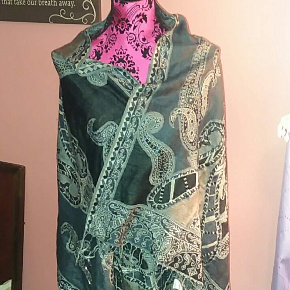 Beautiful Navy Scarf